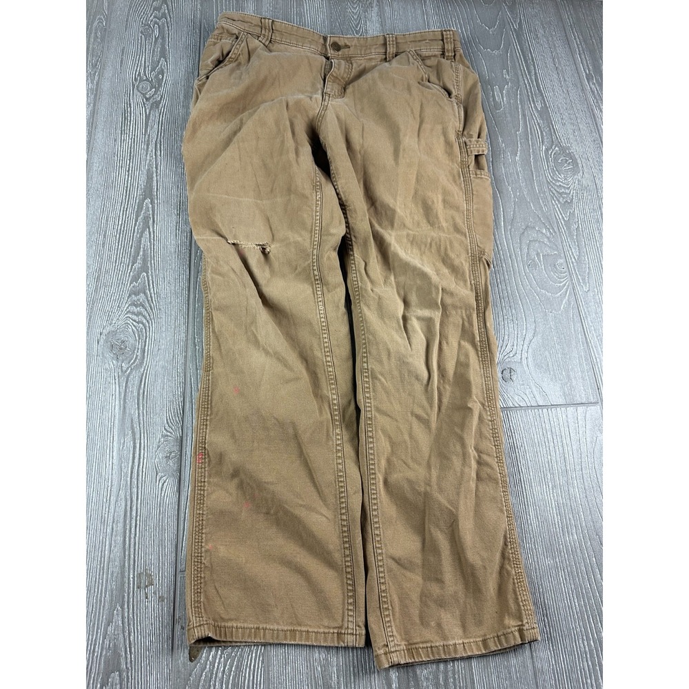 Carhartt Original Fit Tan Carpenter Pants Womens Size 12 Regular Straight Leg